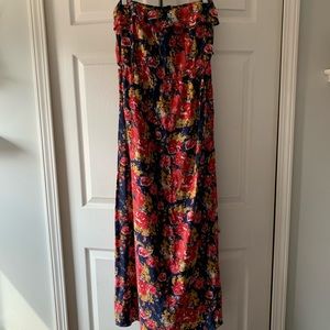 Floral Maxi Dress, size XL
